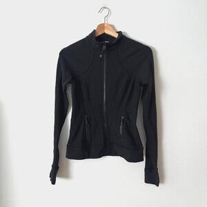 Ivivva by Lululemon Perfect Your Practice Black Full Zip Jacket Girl's Size 14